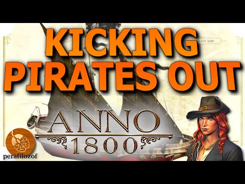 🏴‍☠️ Destroying the Pirate base island in Anno 1800 | Tutorial for not losing ships | Guide #6