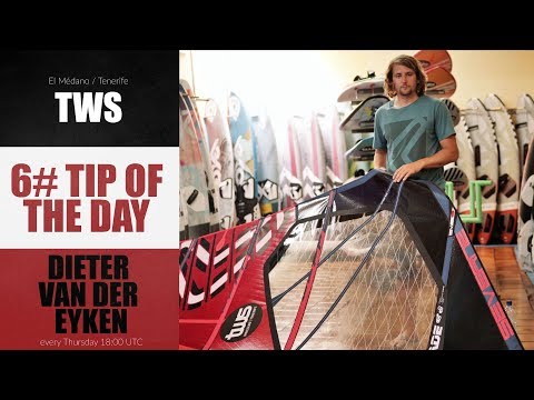 6# TIP OF THE DAY - Dieter Van Der Eyken - how to keep your sail looking good for a long time