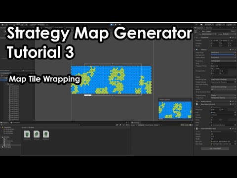 Making a Hex Based Strategy Map Generator in Unity - Tutorial 3 - Map Wrapping