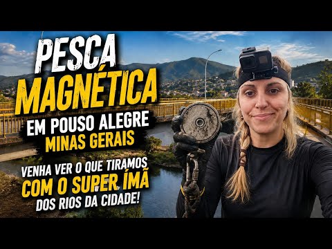  👉 PESCA MAGNÉTICA NAS PONTES DE POUSO ALEGRE, MINAS GERAIS. VEM VER O QUE RESGATAMOS COM SUPER ÍMÃ 