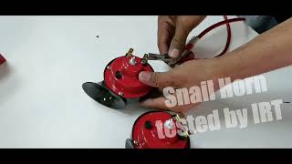 Snail Horn Car Universal Hi Lo 60B 12V 410Hz 510Hz High Tone Hon Kereta