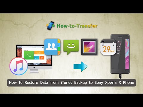 How to Restore Data from iTunes Backup to Sony Xperia X Phone Directly