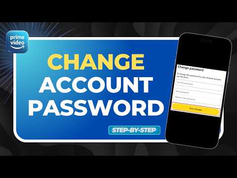 Amazon Video Change Password