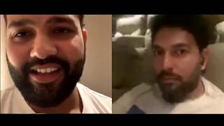 Rohit Sharma and Yuvraj Singh on Instagram LIVE | Mumbai Indians