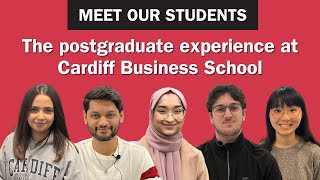 Curious about postgraduate life at Cardiff Business School?