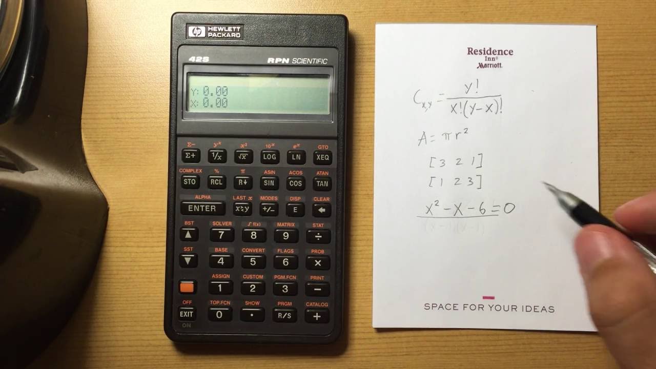HP 42s Solver and Root Finder