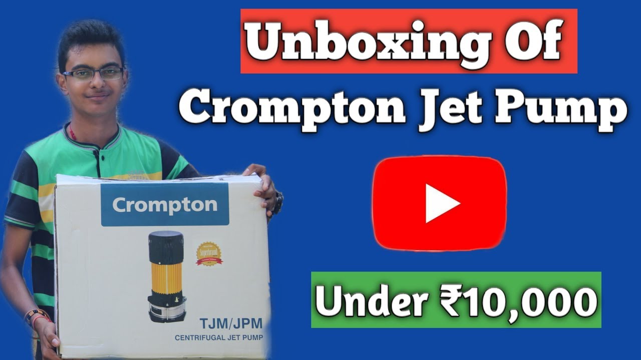 Watch video Unboxing Of Crompton TJM / JMP Centrifugal Jet Pump | Best Jet Pump Under ₹10,000 Now Unboxing Of Crompton TJM / JMP Centrifugal Jet Pump | Best Jet Pump Under ₹10,000