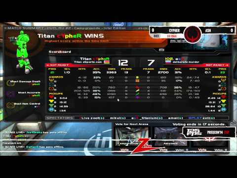 125 FPS Pre-Quakecon Main Event - ash vs cypher