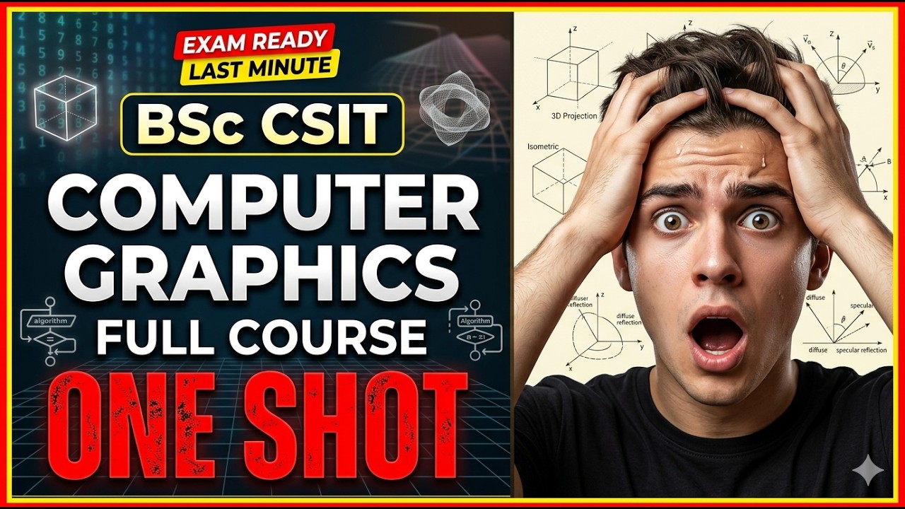 Computer Graphics Full Course |  One shot| CSIT #3rdsem #csit #gyanwala