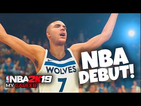 MY NBA DEBUT!! | NBA 2K19 My Career