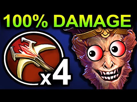 DAEDALUS MONKEY KING DOTA 2 PATCH 7.06 NEW META FUNNY GAMEPLAY
