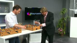 Playtastic Mini-Tischkicker in massiver Holz-Qualität