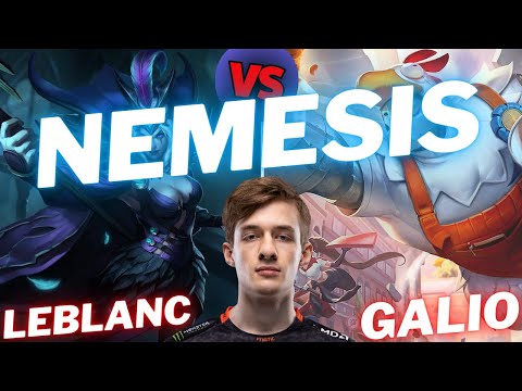 NEMESIS | LEBLANC VS GALIO | MID GAMEPLAY | Patch 15.20 / Season 15 | #LeagueofLegends