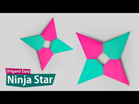 Origami Shuriken Origami Ninja Star Tutorial