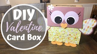 DIY VALENTINE CARD BOX | Owl Valentine Card Box