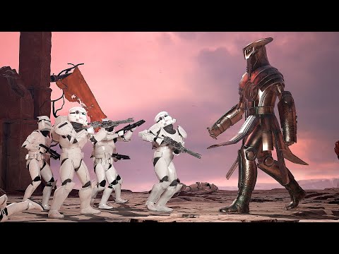 Phase 1 Clone Troopers vs Tomb Guardians - STAR WARS JEDI FALLEN ORDER NPC Wars