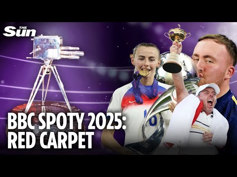 LIVE: Sports stars arrive for BBC Sports Personality of the Year 2025