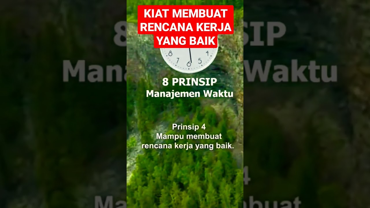 Kiat Membuat Rencana Kerja yang Baik #manajemenwaktu