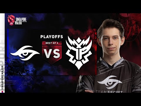 Team Secret vs Thunder Predator Game 1 (BO3) | One Esports Singapore Major Playoffs