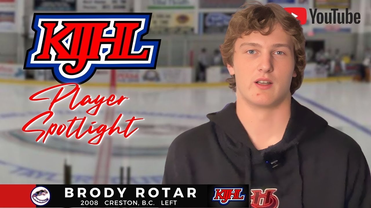 Player Spotlight - Creston Valley Thunder Cats - Brody Rotar