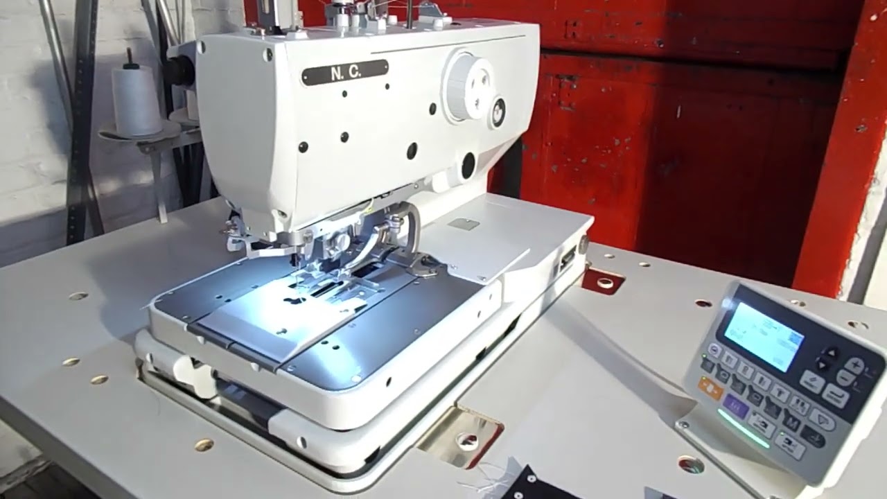 How To Keyhole Buttonhole Sewing Machine ( Fully Automated ) + How To Eyelet Buttonhole