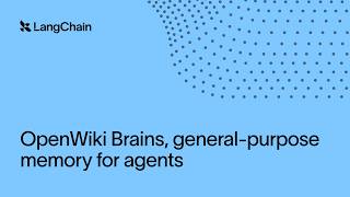 Thumbnail for OpenWiki Brains, general-purpose memory for agents