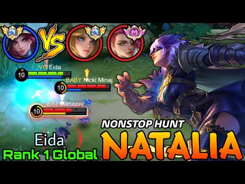 Natalia VS Top Global Edith & Supreme Lesley - Top 1 Global Natalia by Eida - Mobile Legends