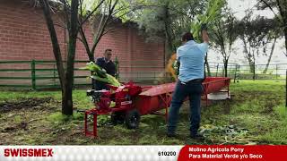 Molino Pony Para Forraje y Granos Verde o Seco 610200 Swissmex