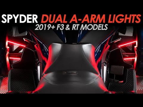 Can-Am Spyder F3/RT "Rear Facing" Dual Color LED A-Arm Strips (2019+)
