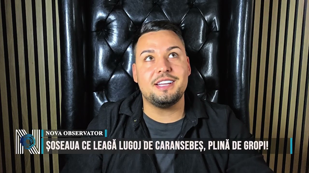 ȘOSEAUA CE LEAGĂ LUGOJ DE CARANSEBEȘ, PLINĂ DE GROPI!