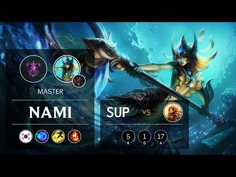 Nami Support vs Leona - KR Master Patch 9.18