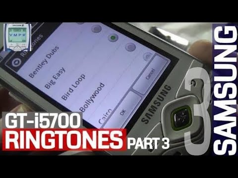 Samsung GT-i5700 (Galaxy Lite) Mobile Phone Ringtones (PT3). 138 Seconds of Side by Side Ringtones