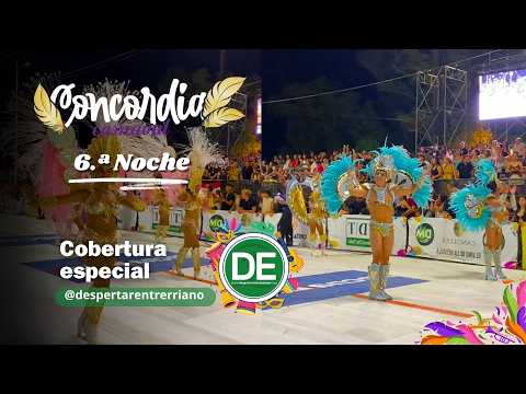 6ª Noche | Carnaval de Concordia 2026 En Vivo | Cobertura Especial DE