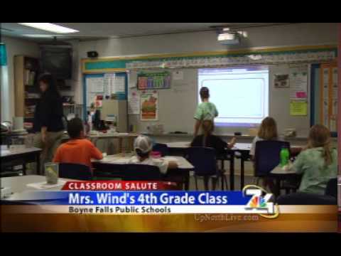 7&4 Classroom Salute- Mrs. Wind's 4th Grade at Boyne Falls Public Schools