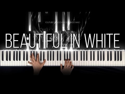 Shane Filan - Beautiful In White | Piano Cover with Strings (with Lyrics & PIANO SHEET)