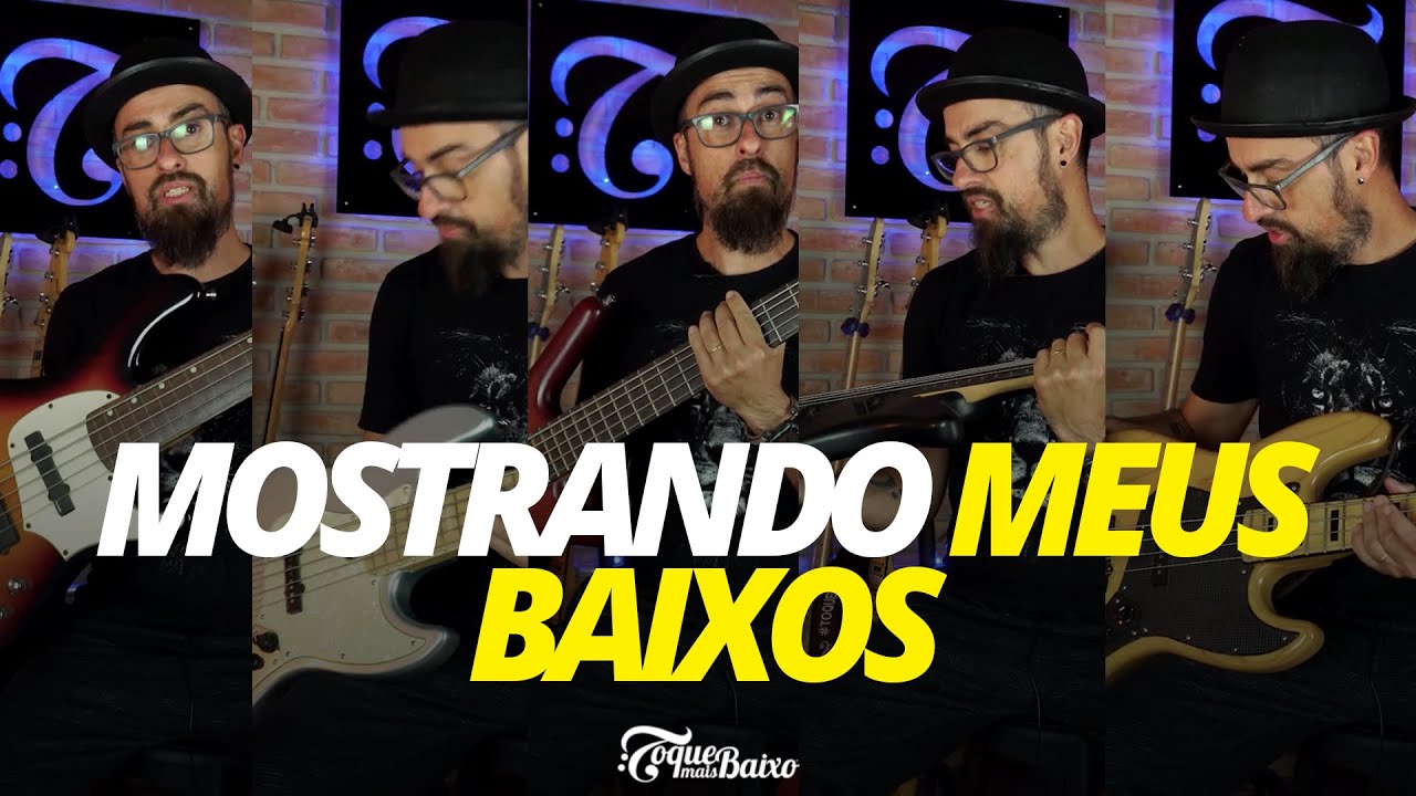 MOSTRANDO MEUS CONTRABAIXOS - Existe um BAIXO MELHOR? - EP327