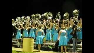 Houston County Black & Silver Brigade plays WE FOUND LOVE by Rihanna at the Harris Co. Game
