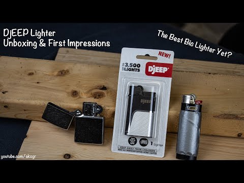 BIC & ZIPPO HAD A BABY!?!? | DjEEP Lighter Unboxing & First Impressions | AKOGR