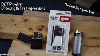 BIC & ZIPPO HAD A BABY!?!? | DjEEP Lighter Unboxing & First Impressions | AKOGR