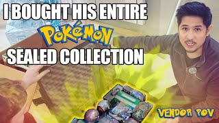 I bought his ENTIRE Pokémon Sealed Collection at Feel Good Gaming Card Show