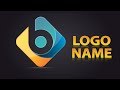 Illustrator CC Tutorial Graphic Design Letter B Logo