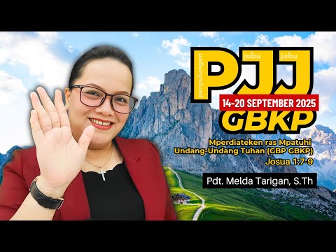 GBKP Distance Learning Reflection September 14-20, 2025 | Joshua 1:7-9 #distancelearning #GBKPdis...