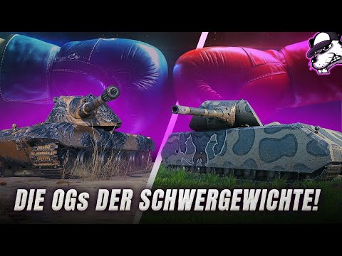 E-100 & Maus - The OG heavyweights (Boar) in World of Tanks! [Gameplay - German]