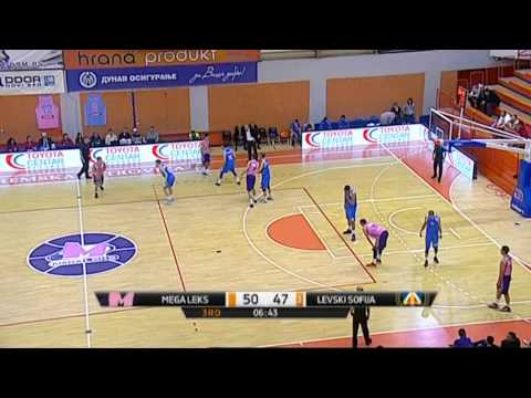 ABA Liga 2014/15, Round 15 match: Mega Leks - Levski (28.12.2014)