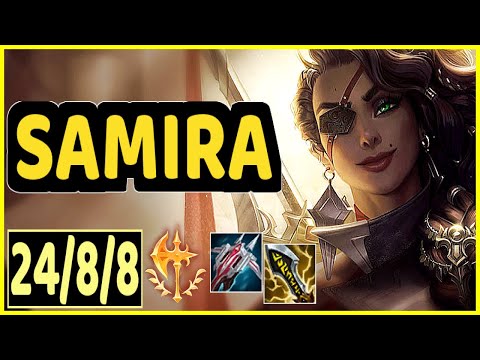 SAMIRA VS MISS FORTUNE - 24/8/8 KDA ADC GAMEPLAY