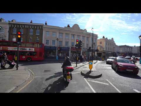 4K London Drive Video Rotherhithe Tunnel Surrey Quays Deptford Greenwich UHD Travel Video