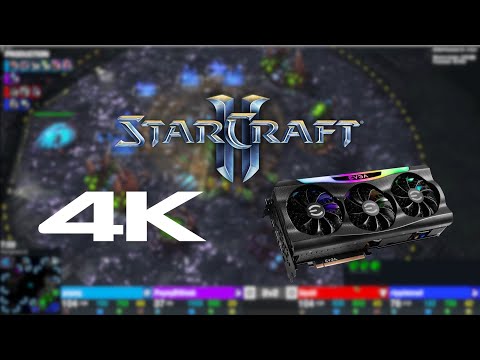 Starcraft 2 Benchmark Alder Lake RTX 3080 Ti | 4K Ultra Settings