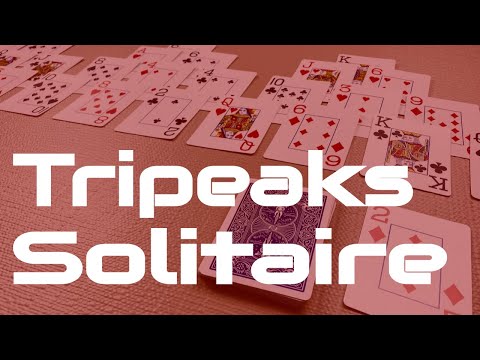 How to Play Tripeaks Solitaire | three pyramids in one - YouTube