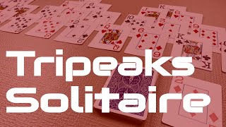 How to Play Tripeaks Solitaire | three pyramids in one