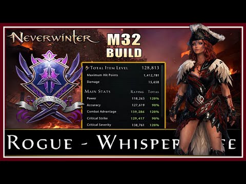 Neverwinter - Top Damage Rogue Build/Guide for Module 32 - Soul Collector Expansion!
